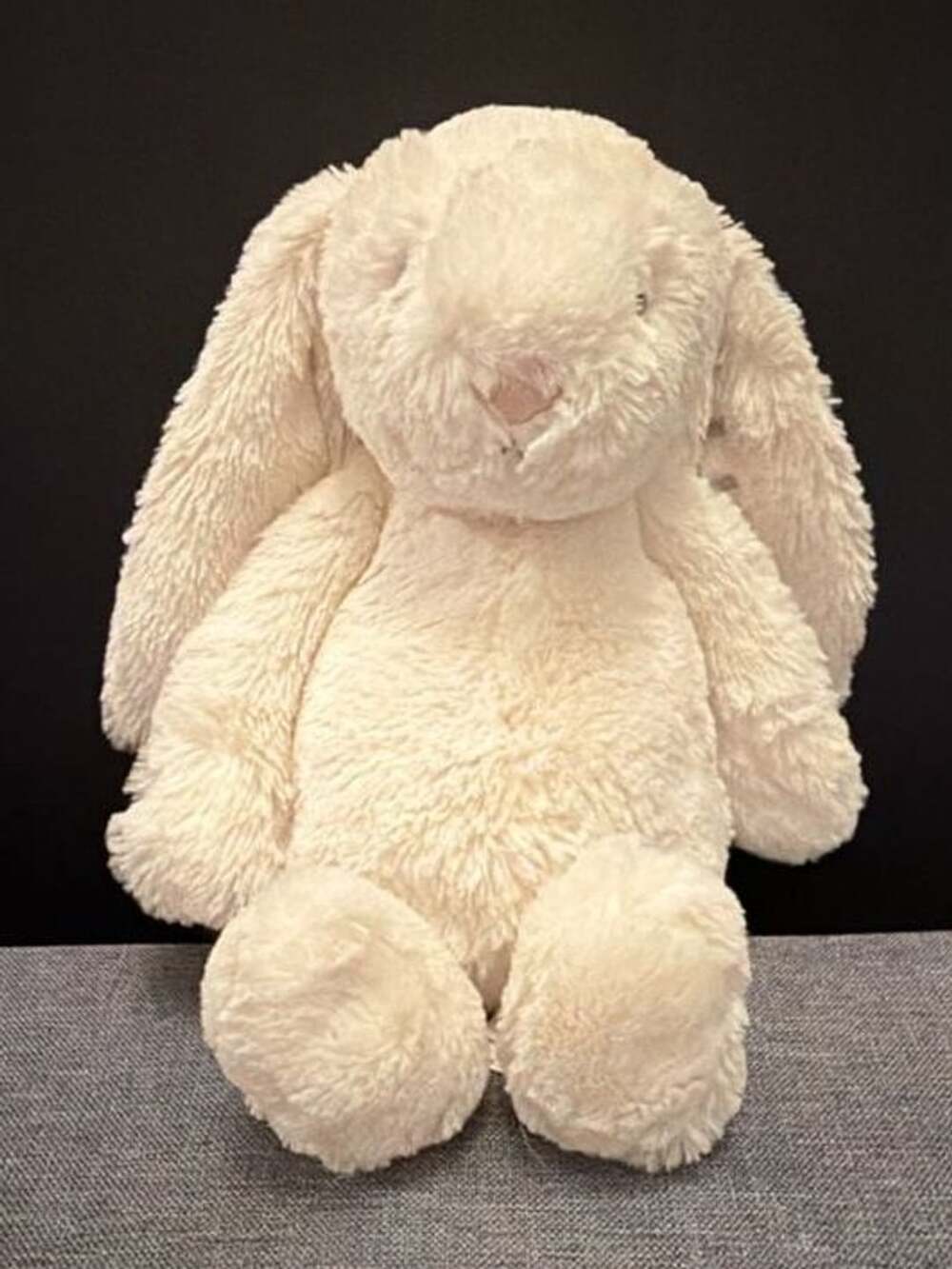 Jellycat Bashful Cream Bunny Plush Personalized Luna NWT